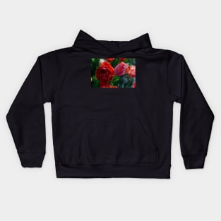 two red tulips Kids Hoodie